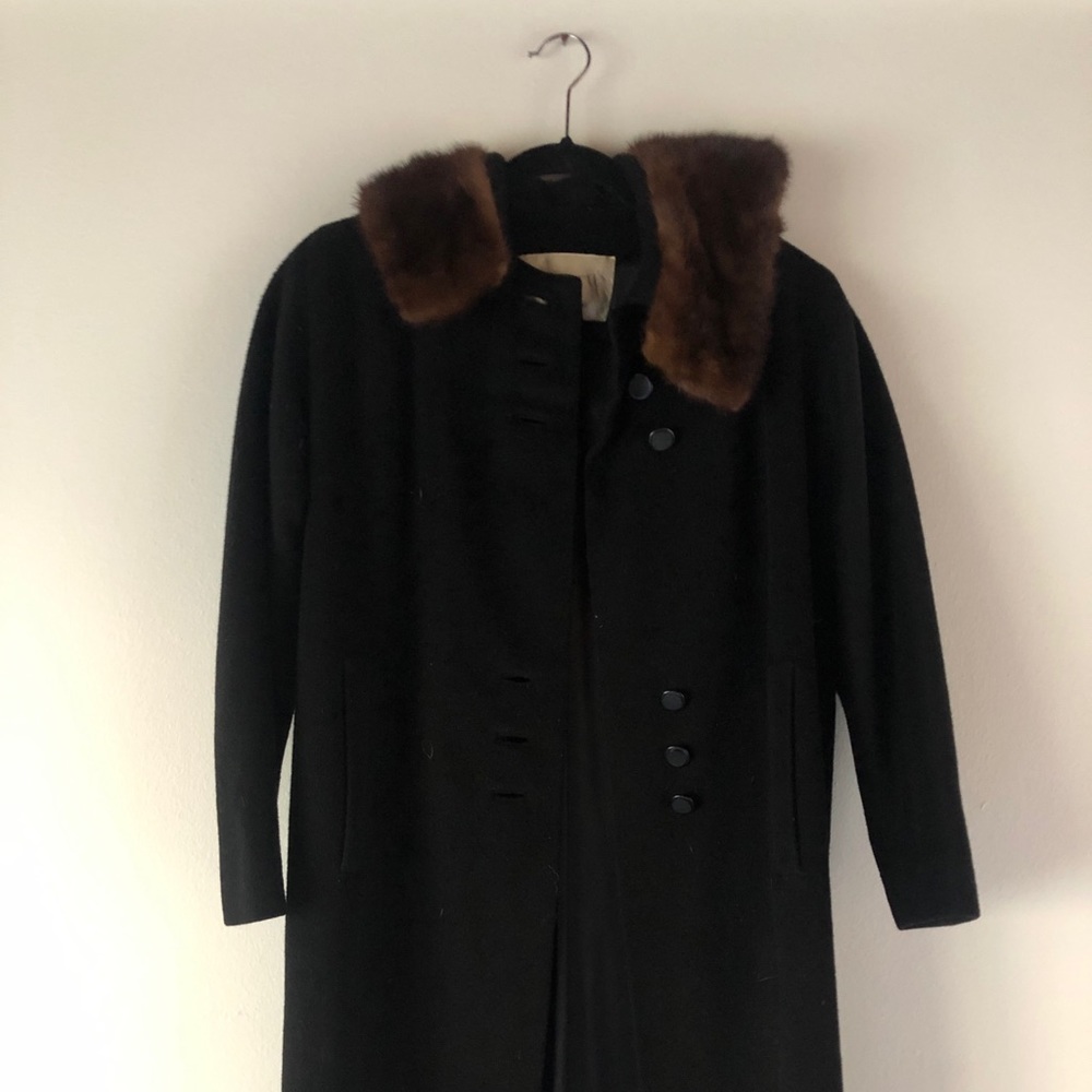 Vintage Fur Trimmed Coat